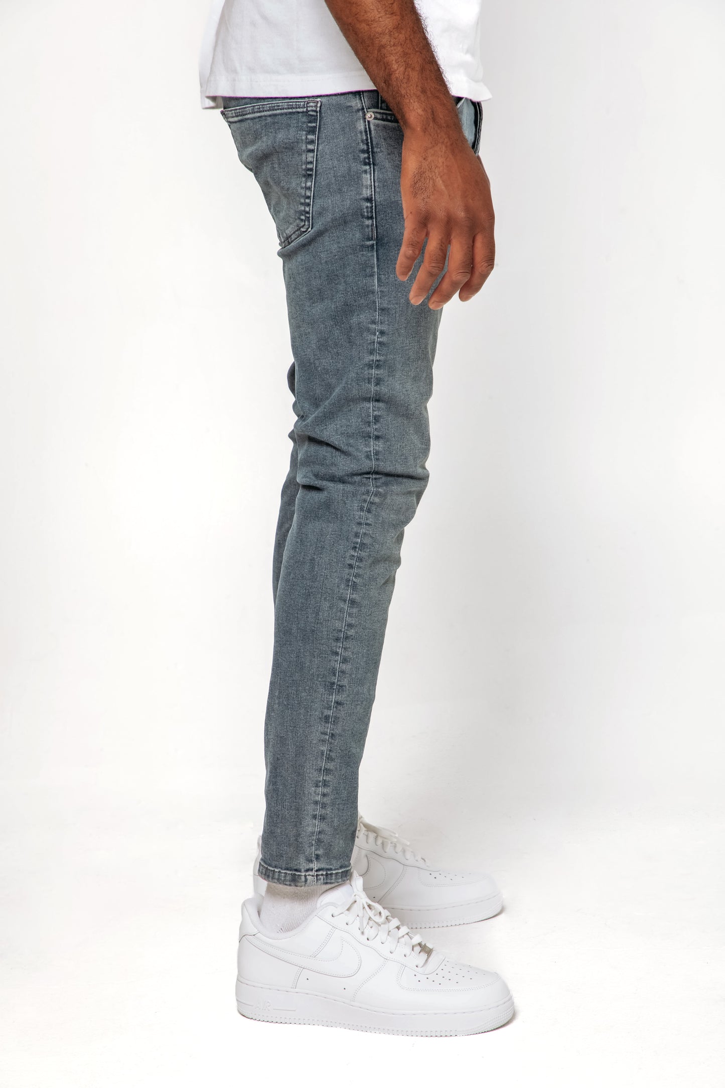 Slim Fit Stretch Denim Jean | Blue Wash