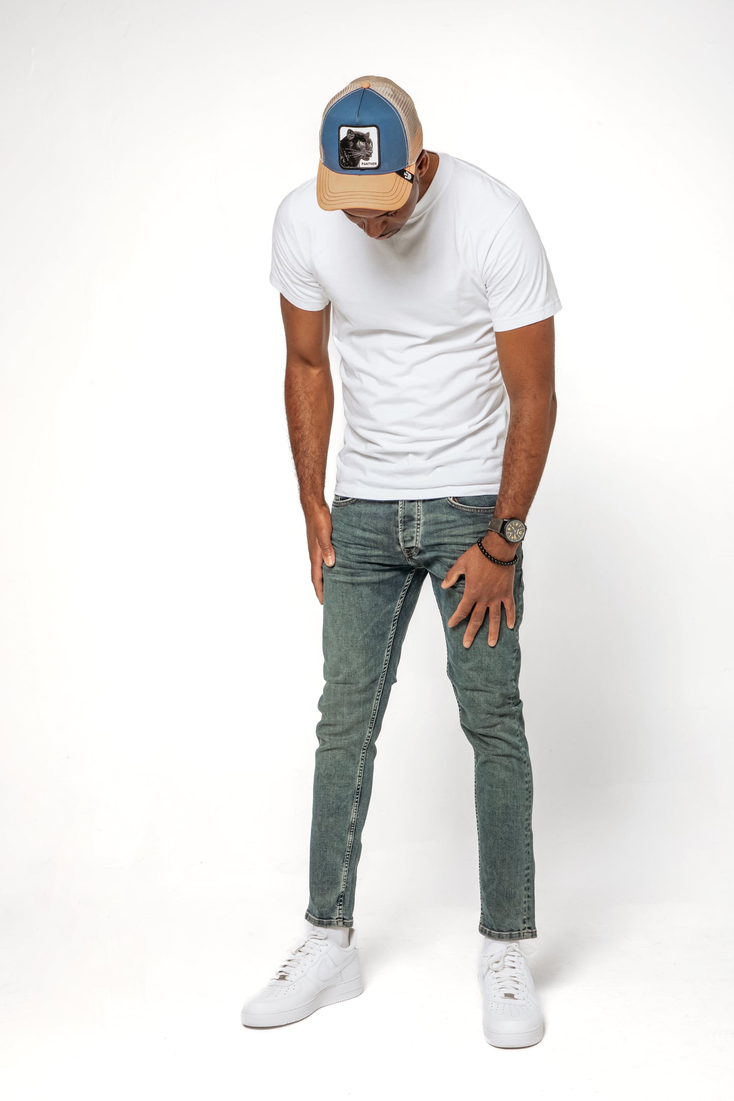 Slim Fit Stretch Denim Jeans | Medium Wash